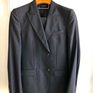Marc Jacobs Black Peak-Lapel Suit